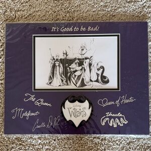 Disney Villains Black and White Art Print